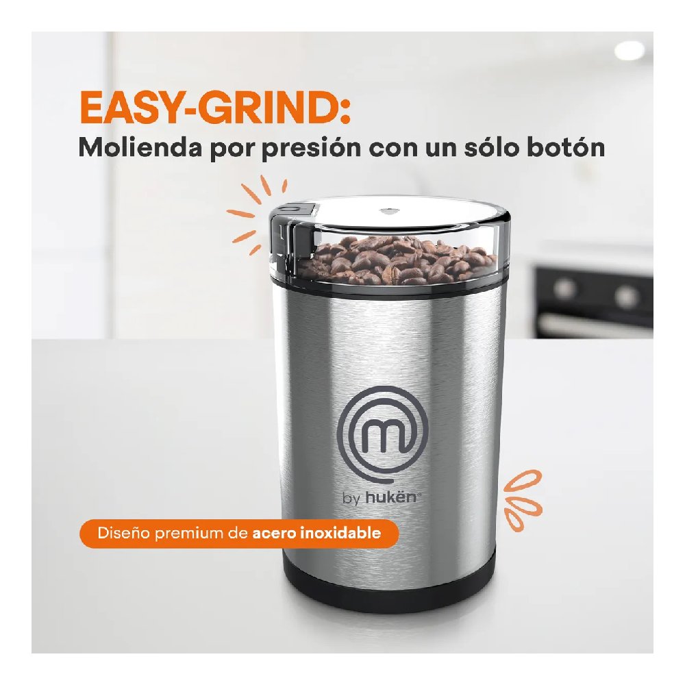 Molino Para Cafe Electrico Masterchef MK-CG-SS Acero Inoxi_5
