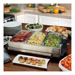 Bandeja Bufetera Proctor Silex 34300 3 Bandejas Plateado_6