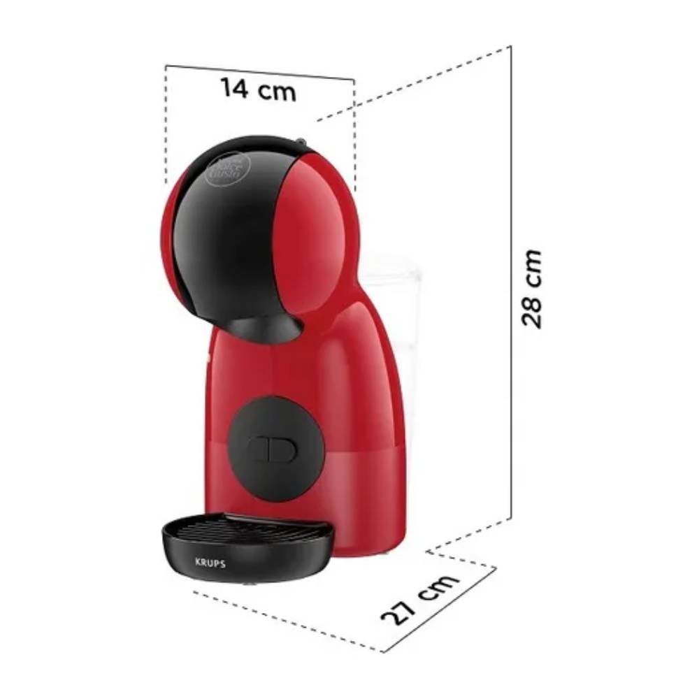 Cafetera Multibebidas Cápsulas Krups Dolce KP1A0PMX Roja_6