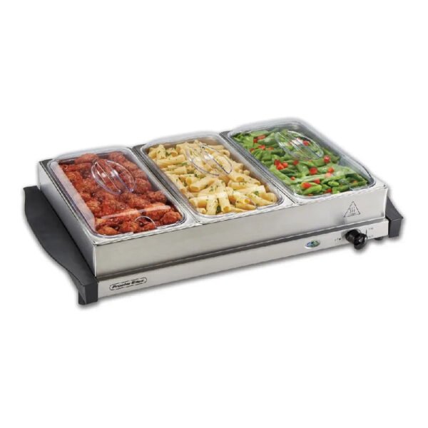 Bandeja Bufetera Proctor Silex 34300 3 Bandejas Plateado_0