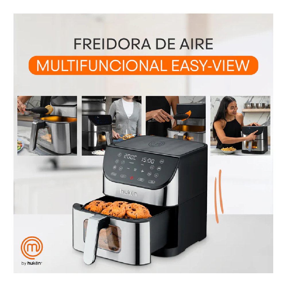 Freidora De Aire Digital Masterchef MK-AF-6WT 6 Litros Gris_8