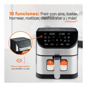 Freidora De Aire Digital Masterchef MK-AF-6WT 6 Litros Gris_7