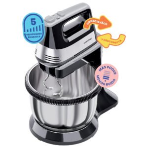 Batidora de Mano Pedestal Chefman RJ17-BK-MX 3.4 Litros_2