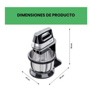 Batidora de Mano Pedestal Chefman RJ17-BK-MX 3.4 Litros_7