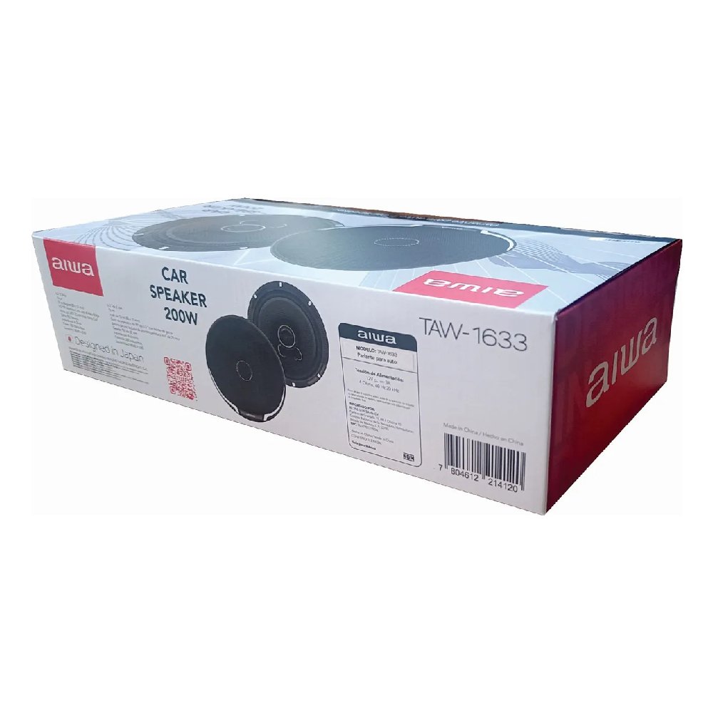 Bocinas Para Auto AIWA TAW-1633 6.5 Pulgadas 2 Vias_5