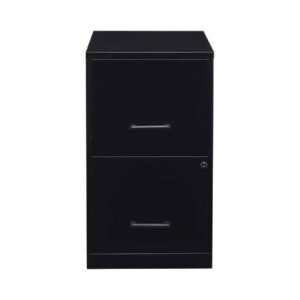 Archivero Organizador Metálico Lorell 14341 2 Cajones Negro_1
