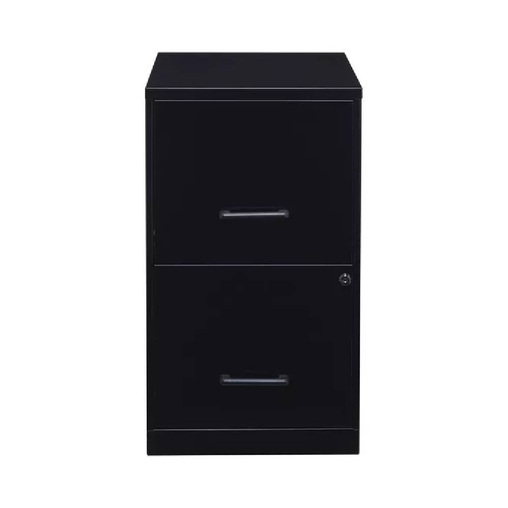 Archivero Organizador Metálico Lorell 14341 2 Cajones Negro_1
