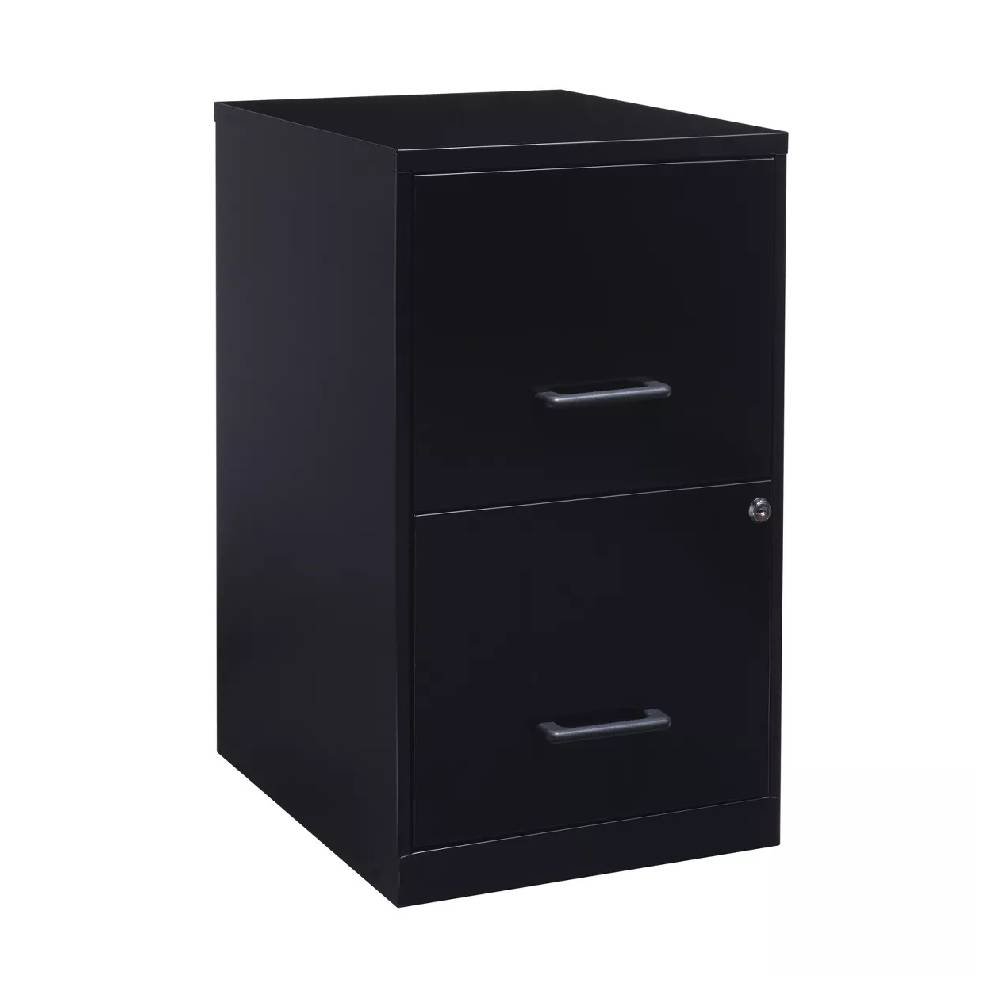 Archivero Organizador Metálico Lorell 14341 2 Cajones Negro_0