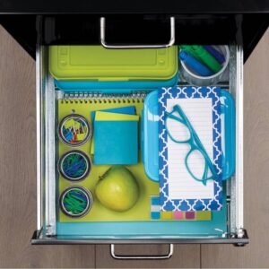 Archivero Organizador Metálico Lorell 16872 2 Cajones Negro_2