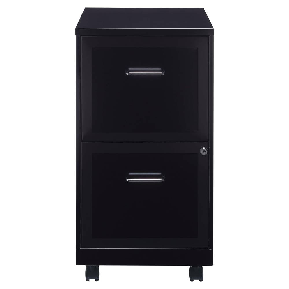 Archivero Organizador Metálico Lorell 16872 2 Cajones Negro_1