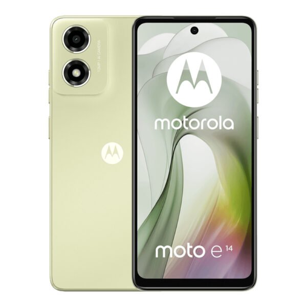 Celular Motorola E14 6.6” 2GB RAM 64GB Android 14 Verde_0
