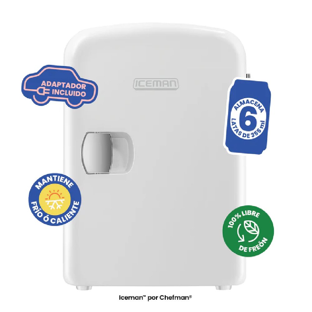 Mini Refrigerador Chefman RJ48-WHITE-4 Capacidad 4L Blanco_1