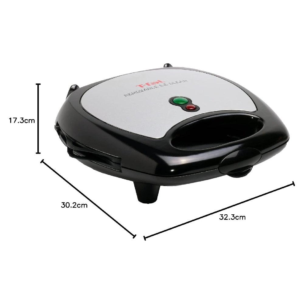Sandwichera y Waflera TFAL SW610052 2 en 1 Easy Clean Negro_6