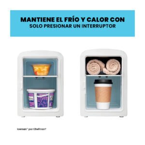 Mini Refrigerador Chefman RJ48-WHITE-4 Capacidad 4L Blanco_6