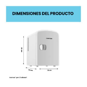 Mini Refrigerador Chefman RJ48-WHITE-4 Capacidad 4L Blanco_8