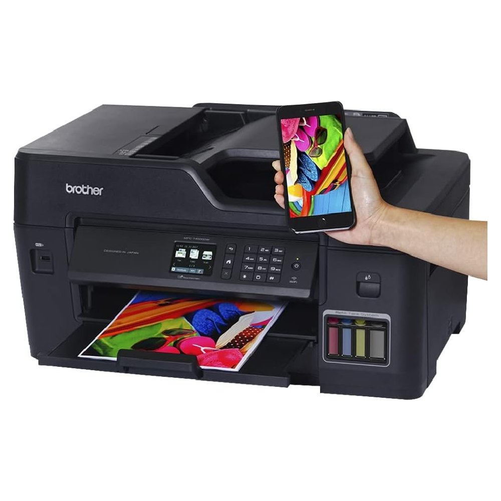 Impresora Multifuncional Brother MFC-T4500DW WI-FI Inyección Tinta Color_3