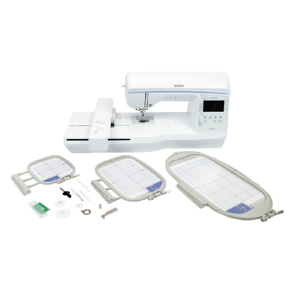 Bordadora Semi Profesional Brother BP1530L 1 Aguja 258 Diseños Blanco_4