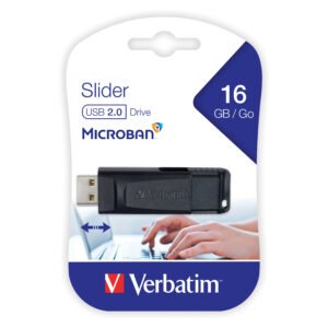 Memoria USB Verbatim Slider 98696 16 GB Deslizante Negro_7