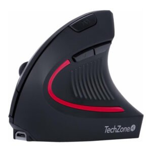 Mouse Inalámbrico TechZone TZMOUINA-06 Vertical Ergo Negro_1