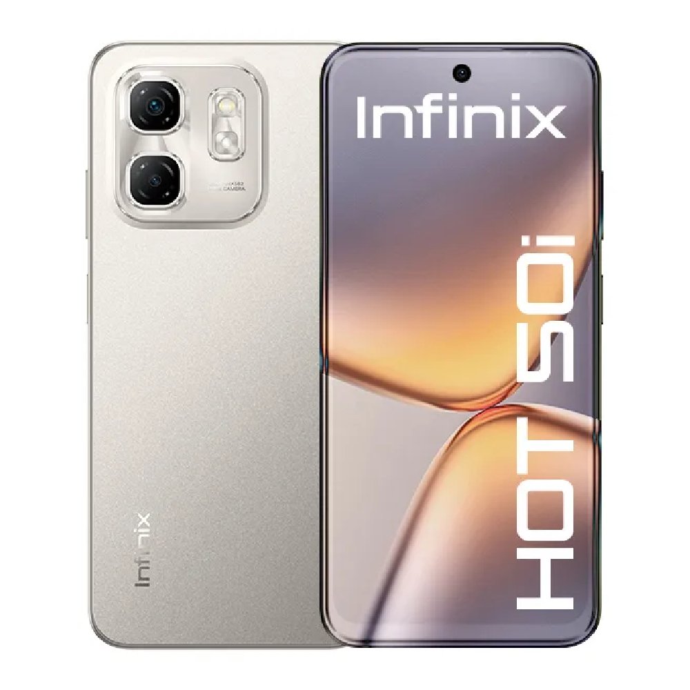 Celular Infinix Hot 50i 6.7” 8 GB RAM 256 GB Android 14 Gris_0