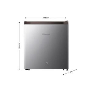 Inicio 51 Frigobar Hisense RR16D6AGX1 1.6 Pies Una Puerta Gris_2