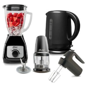 Combo Oster Licuadora+Hervidor+Batidora+Procesador+Cuchilla_0