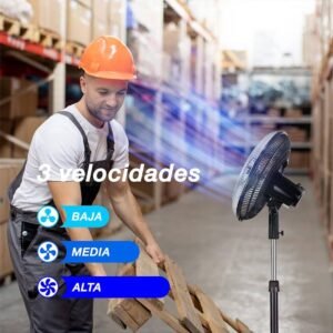 Inicio 48 Ventilador de Pedestal 16" Metal Mytek 3369_4