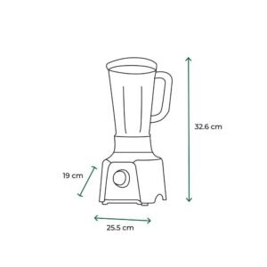 Inicio 55 Licuadora 2 velocidades T-Fal Power Mix 1.75 L Rojo LN2815MX_5