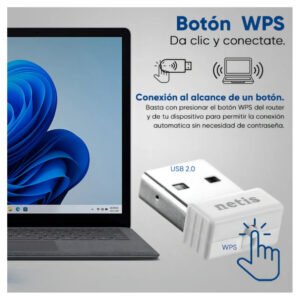 Inicio 42 Adaptador de Red USB Netis WF2120 Inalámbrico 150Mbps 2.4GHz_4