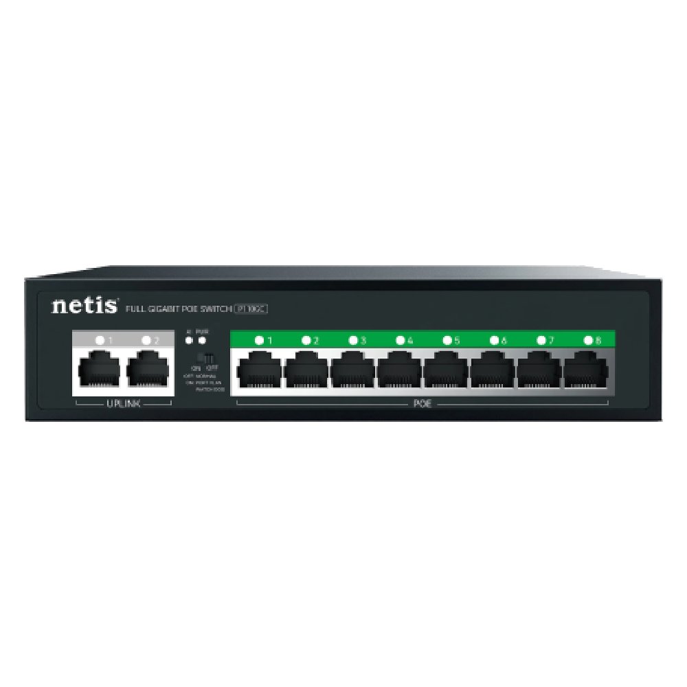 Conmutador Switch Gigabit Netis P110GC 8POE + 2RJ45 7 36564062