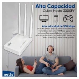 Inicio 65 Router Repetidor Inalámbrico Netis WF2409E Wi-Fi 300 Mbps_5