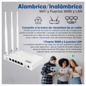 Inicio 66 Router Repetidor Inalámbrico Netis WF2409E Wi-Fi 300 Mbps_6