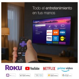 Pantalla Smart TV JVC SI43FRF 43” Roku TV FHD Negro_3