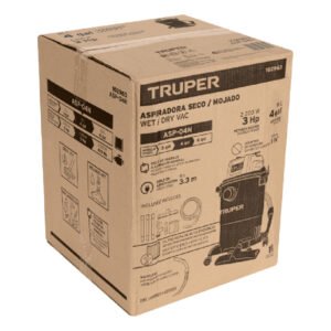 Aspiradora Truper ASP-04N Sólidos y Líquidos 15 L Negra_3