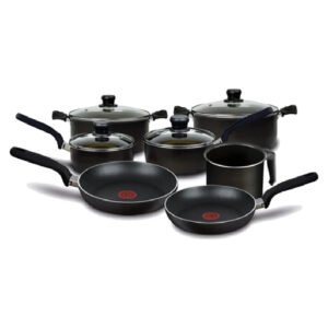 Inicio 36 Batería de Cocina T-fal Elemental 392600 11 Piezas Negro_0