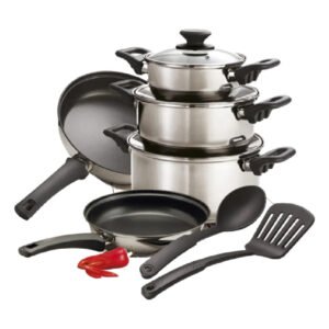 Batería de Cocina Tramontina Primaware 32300-409 10 Pzs Gris_0
