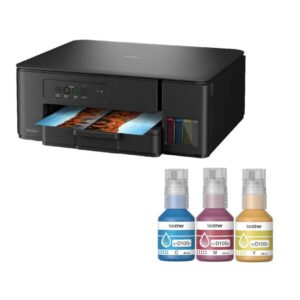 Inicio 32 Kit Impresora Multifunctional Brother + Kit 3 Tintas Color