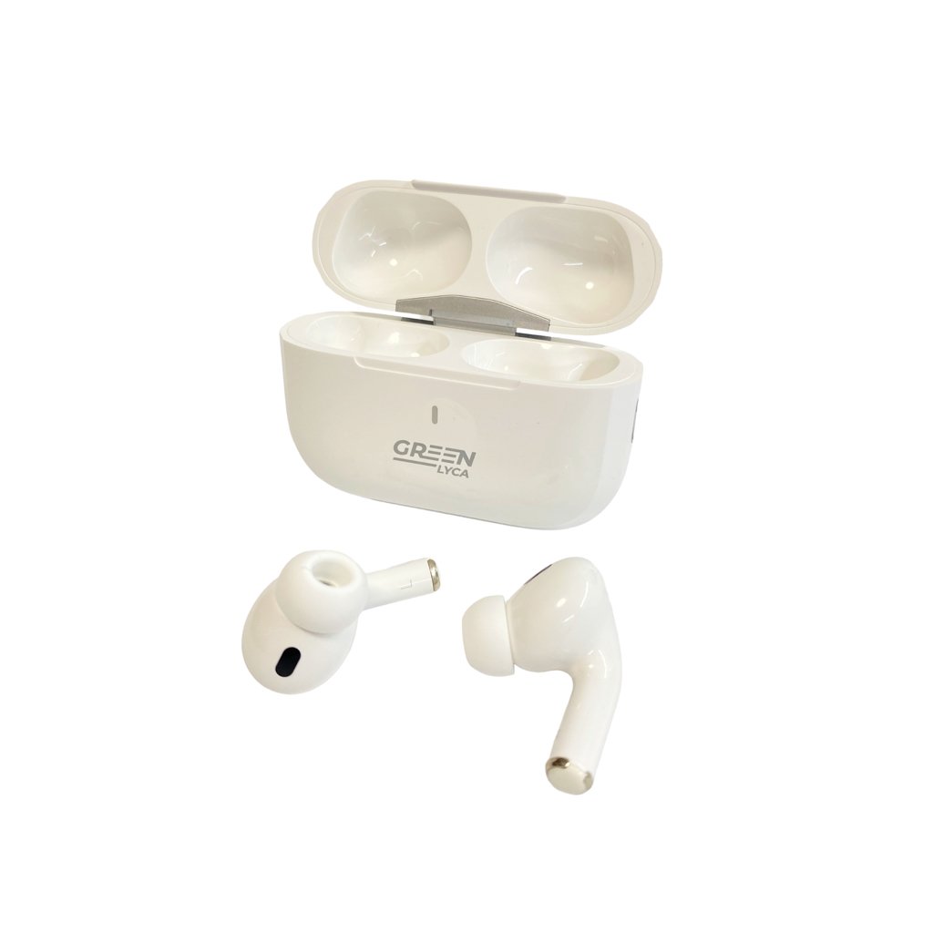 Audífonos Bluetooth Green Lyca GL70069 con Estuche de Carga Blanco 9 AURICULARES TWS