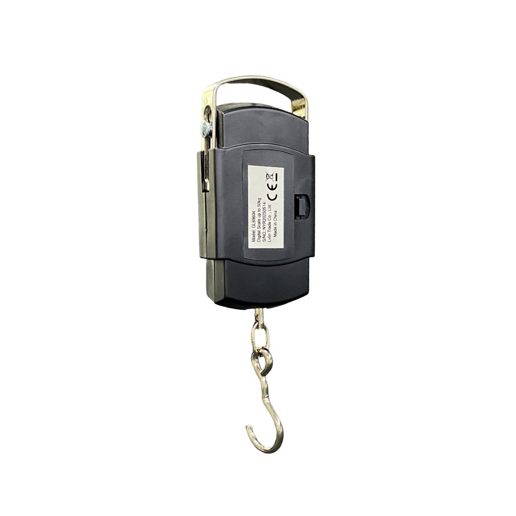 Báscula Digital Portátil de Mano Green Lyca GL69604 hasta 50 kg 9 B·SCULA DE EQUIPAJE (50KG/10G) SIN BATERIA