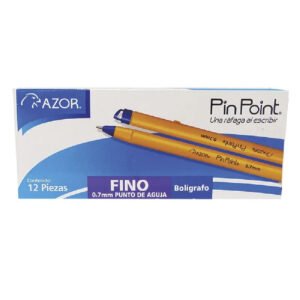 BOLIGRAFO P/FINO STICK AZUL C/12 PINPOINT