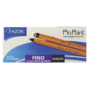 BOLIGRAFO P/FINO STICK NEG C/12 PINPOINT