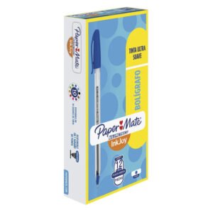 BOLIGRAFO P/MED STICK AZUL CJA/12 KMETRICO