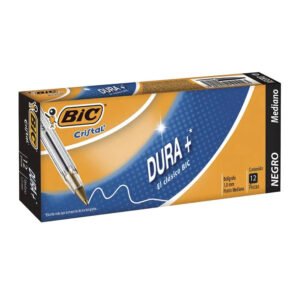 BOLIGRAFO P/MED STICK NEG DURA+ C/12 BIC