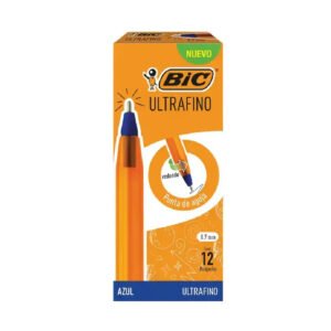 BOLIGRAFO U/FINO STICK AZUL C/12 BIC
