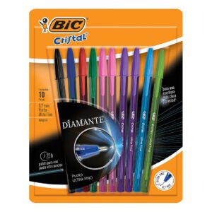 BOLIGRAFO U/FINO STICK FASH BLT/10 DIAMANTE