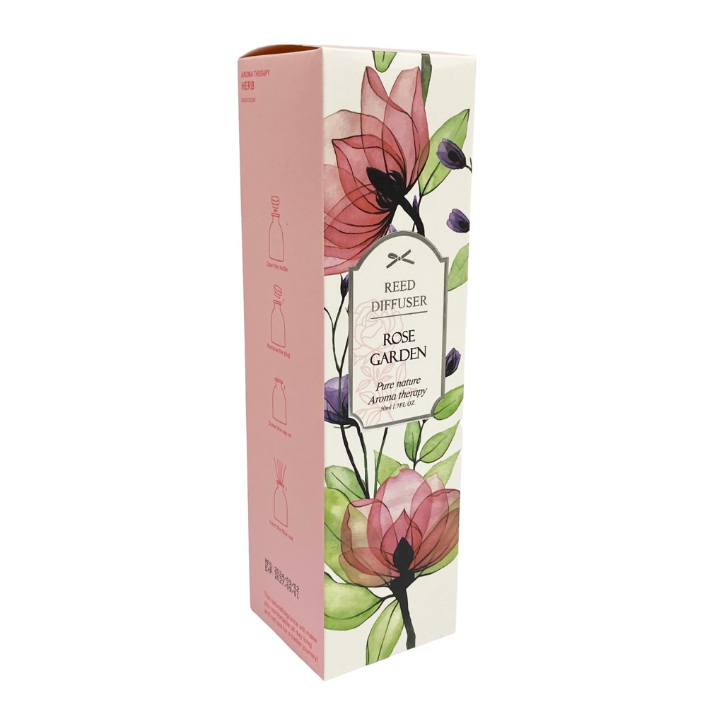 Difusor Aromático Rose Garden 50 ml 7 BOTELLA AROMATIZANTES CRISTAL 50 ML