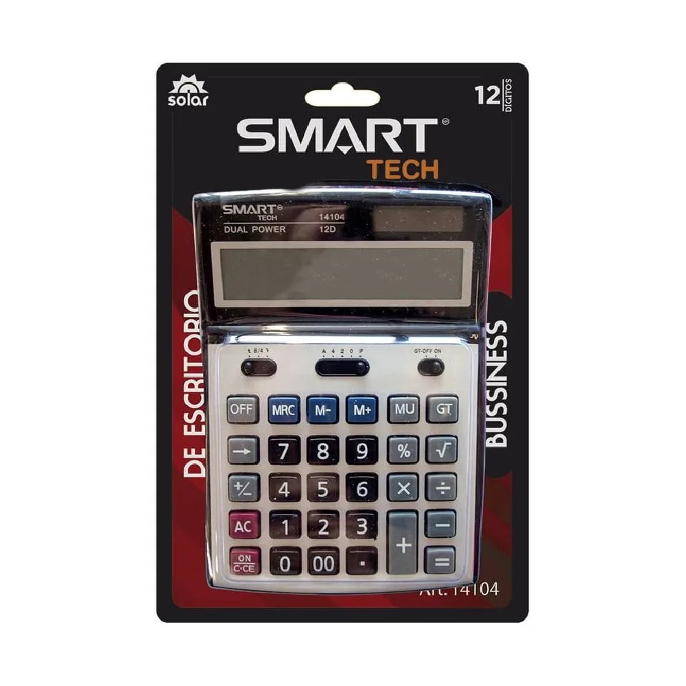 Calculadora de Escritorio Mediano 12D Business Smartech 6 CALCULADORA ESCRIT MED 12D BUSINESS SMARTECH