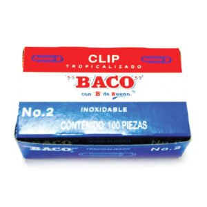 CLIP TROPICALIZADO RED NO 2 CJA/100 BACO