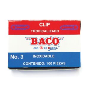 CLIP TROPICALIZADO RED NO 3 CJA/100 BACO