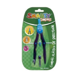 COMPAS ESCOLAR PLAST LARGO SMARTY